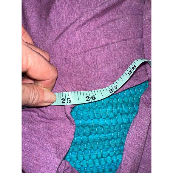 HANRO OF SWITZERLAND LAVENDER LONG SLEEVE TOP TUNIC S - Picture 5 of 7